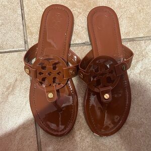 Tory Burch Brown Thong Sandals